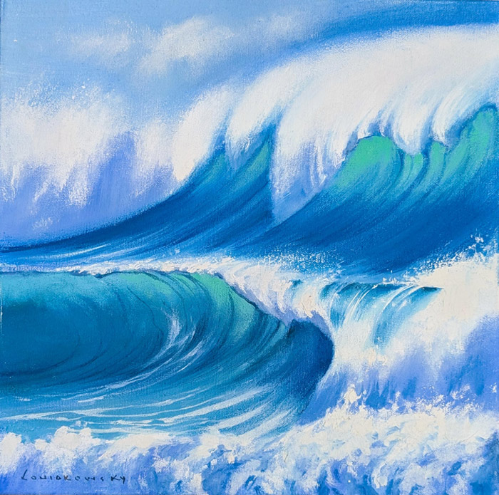 Two Blue by Wade Koniakowsky